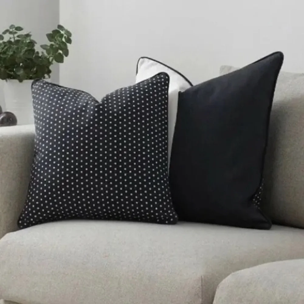 NWT Ikea Malinmaria Pair Polka Dot Accent Pillow Covers 20 x 20”